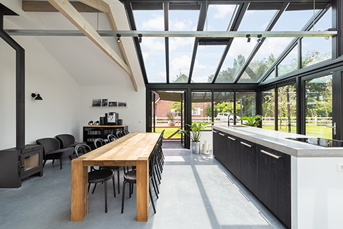 Serre aanbouw - Busscher Serre bouw