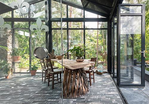 Serre met vouwwand Ermelo