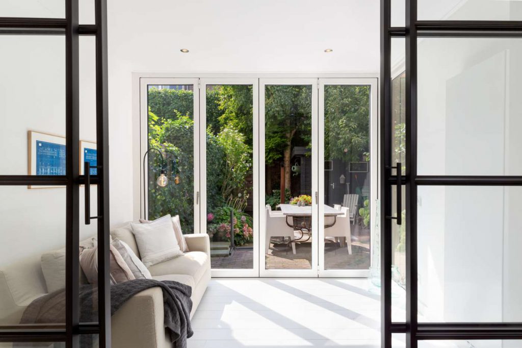 vouwdeuren binnen serre Utrecht