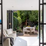 Woonserre met vouwwand