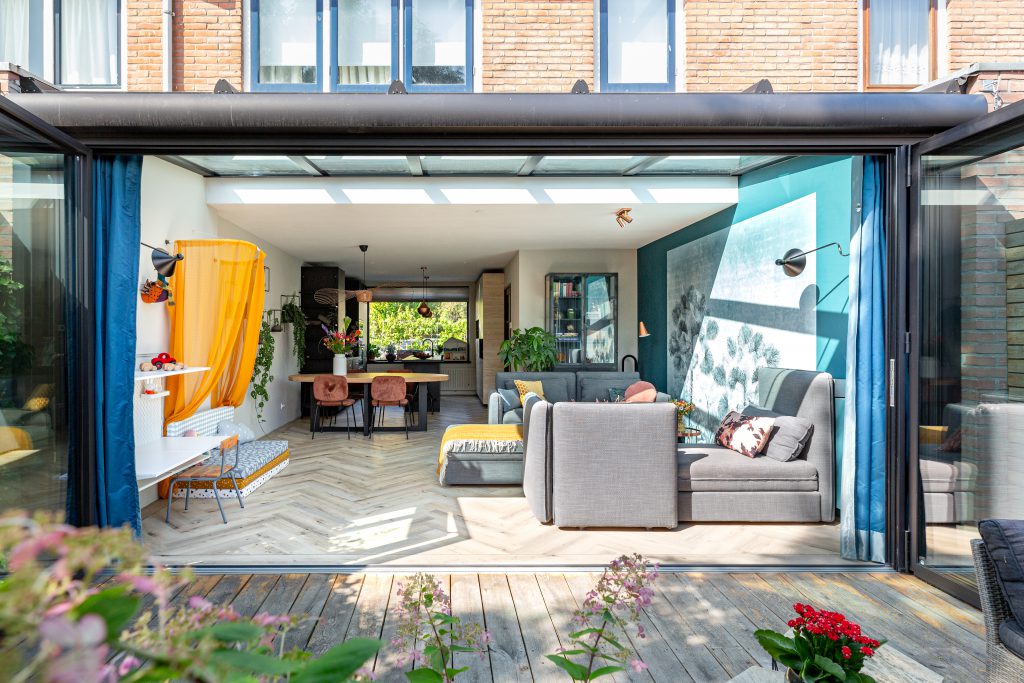 Vouwwand lessenaarsdak