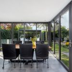 Moderne serre vouwwand