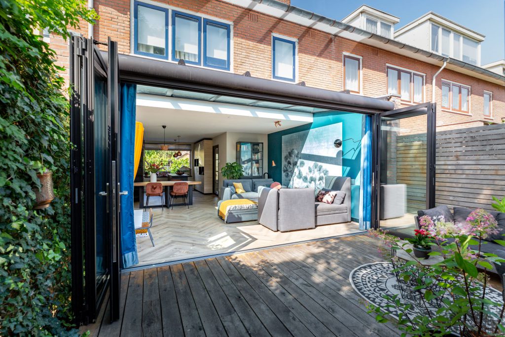 Geïsoleerde vouwwand