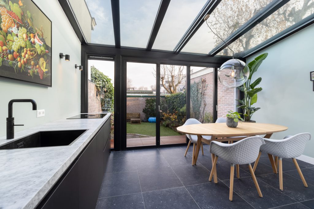 luxe serreaanbouw dicht