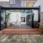 buiten luxe vouwwand open