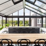 serre met zonwering