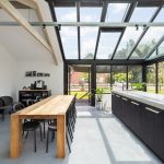 Serre met woonkeuken - Geïsoleerde bedrijfsaanbouw Utrecht