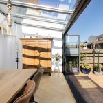 zijzicht vouwwand open