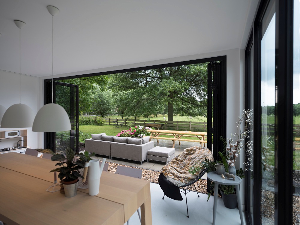 vouwwand binnen zijkant