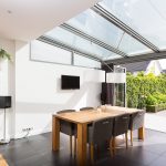 Serreaanbouw keuken vouwwand open