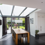 Serreaanbouw keuken vouwwand gesloten