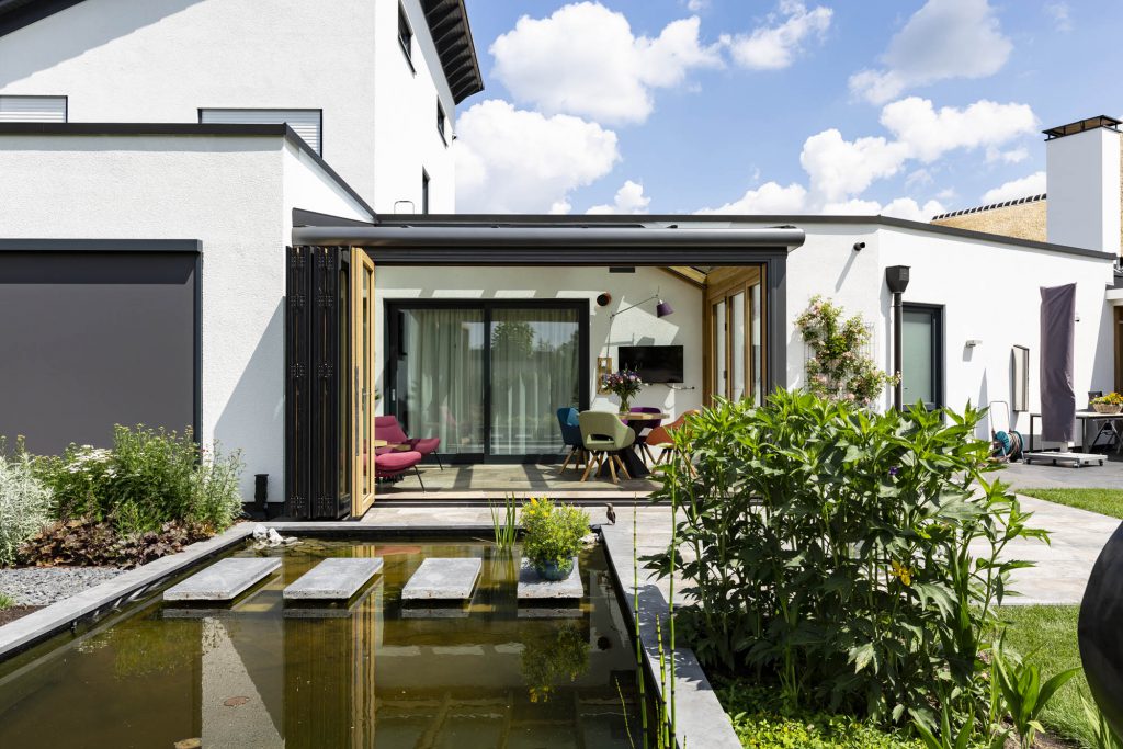 Serre met glazen vouwwanden Overijssel