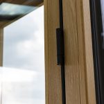 Glazen vouwwand serre