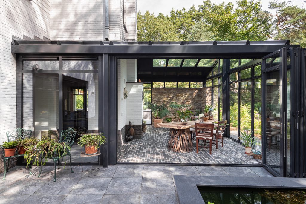 serre met vouwwand Gelderland