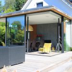 Minimalistische schuifpuien open Utrecht
