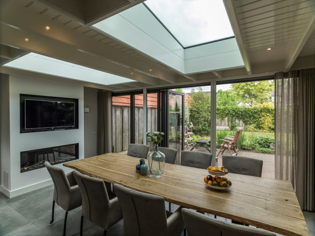 Serre met lichtinval