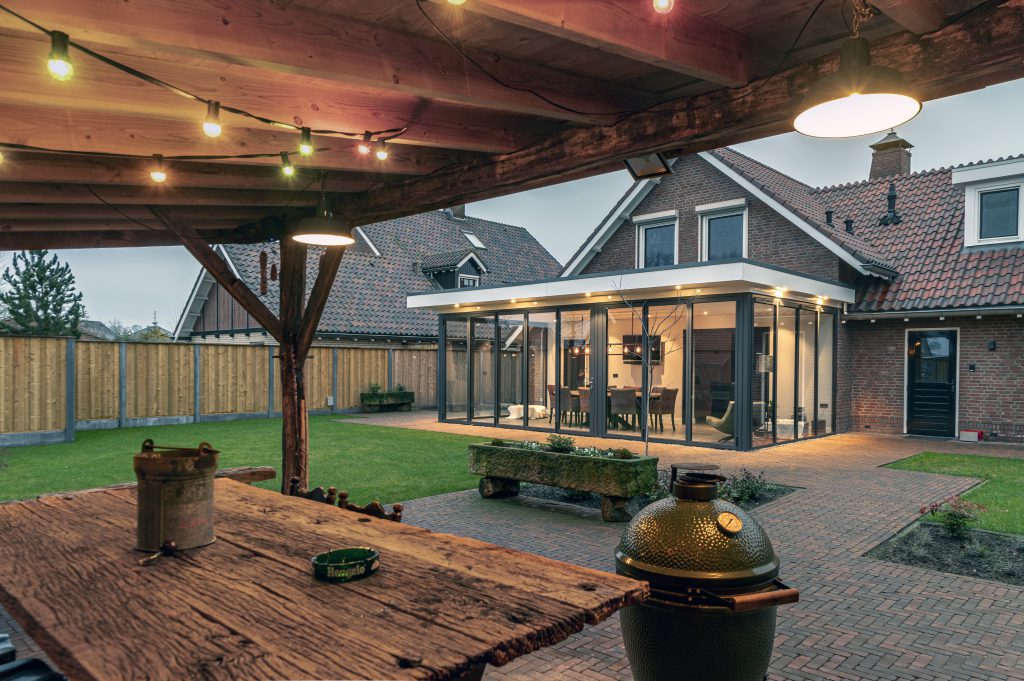 Moderne serre aanbouw Overijssel