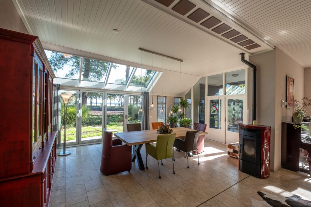 Binnenkant serre boerderij Sellingen