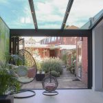 Moderne vouwwand huis