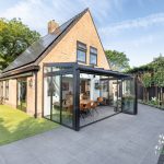 Glazen vouwwand Hilversum