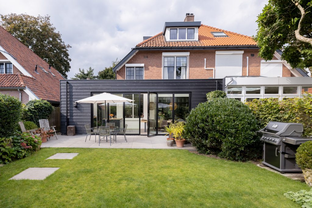 Glazen vouwwand tuinkamer