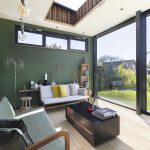 Binnenkant serre aanbouw