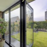 aluminium serre vouwwand open