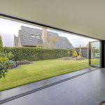 aluminium serre vouwwand open