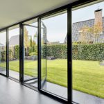 aluminium serre vouwwand open