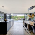 serreaanbouw met zesdelige vouwwand