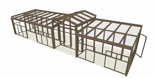 3D-model horeca serre