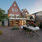 Glazen vouwwanden eetkamer