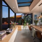 Glazen vouwwanden eetkamer