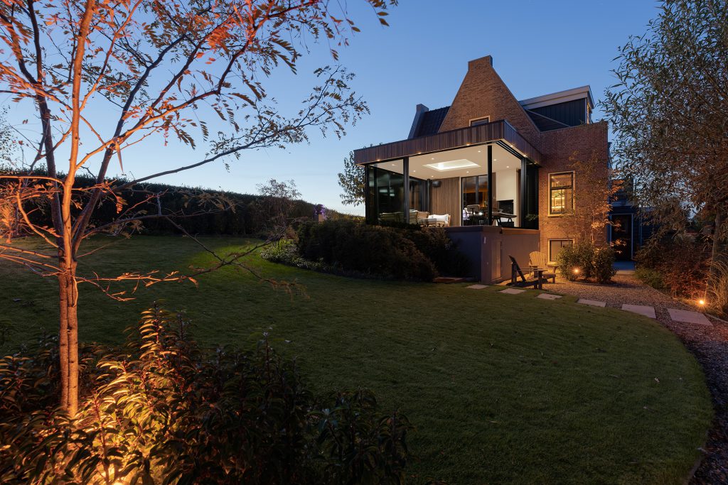 Buitenzicht schuifpui