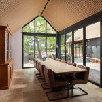 Tuinkamer met vouwwand