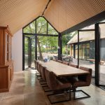 Tuinkamer vouwwand open