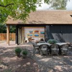 Serreaanzicht met vouwwand