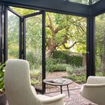 Orangerie met vouwwanden