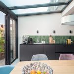 Vouwwand met luxe lichtstraat