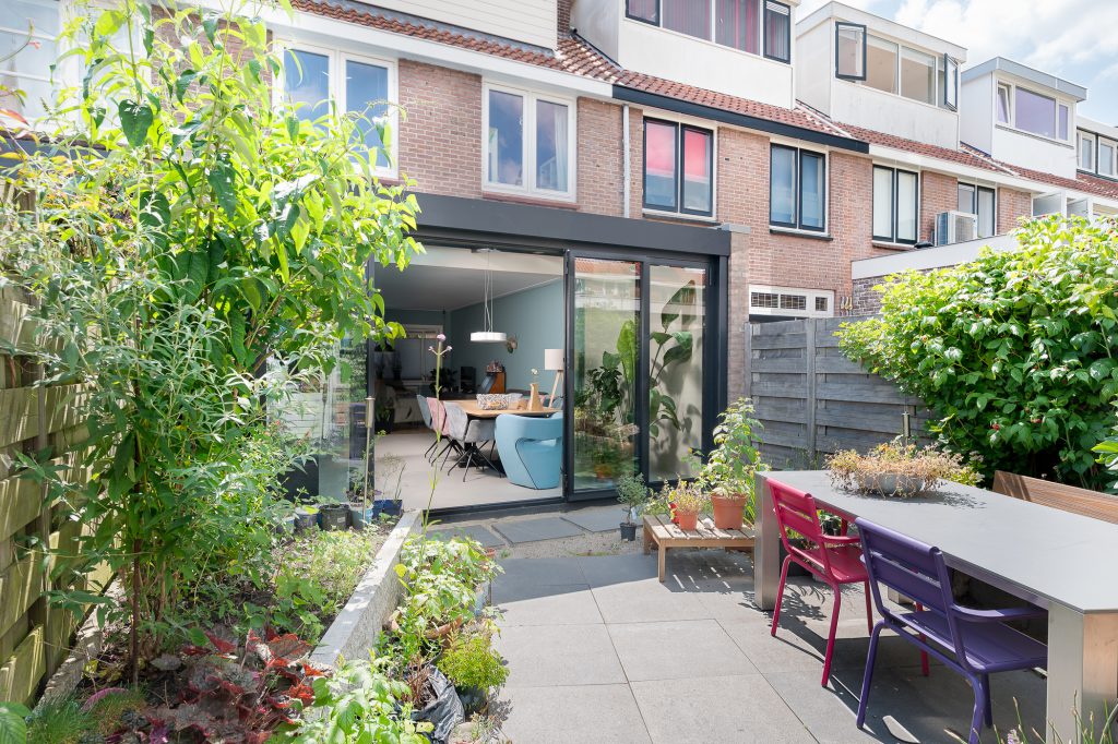 Vouwwand serreaanbouw