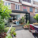 Serreaanbouw met brede vouwwand