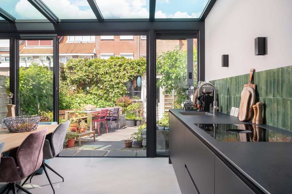 Serreaanbouw woonkeuken