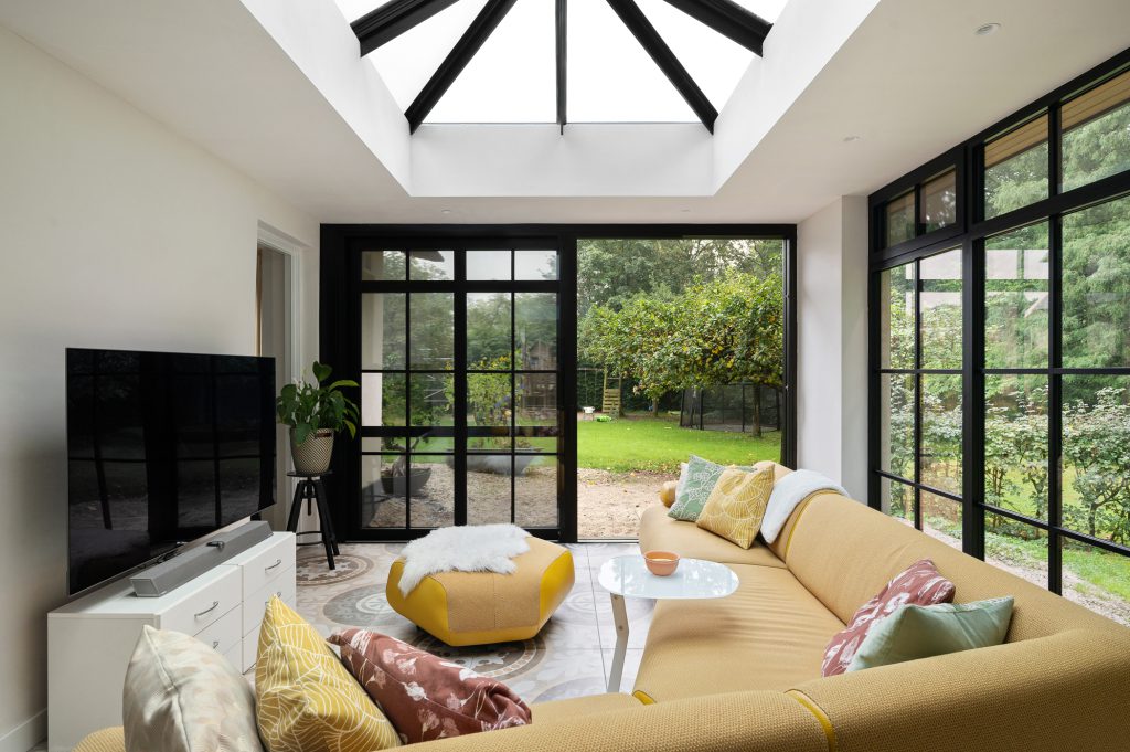 Orangerie met vouwwand