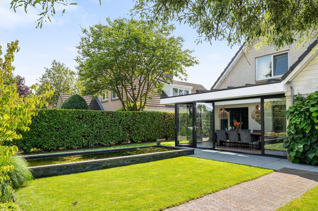 Luxe serreaanbouw vouwwand