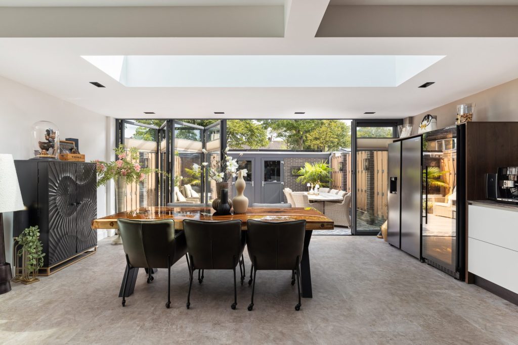 Serre met vouwwand in Zeist