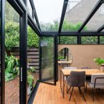 Serre in Amersfoort met vouwwand