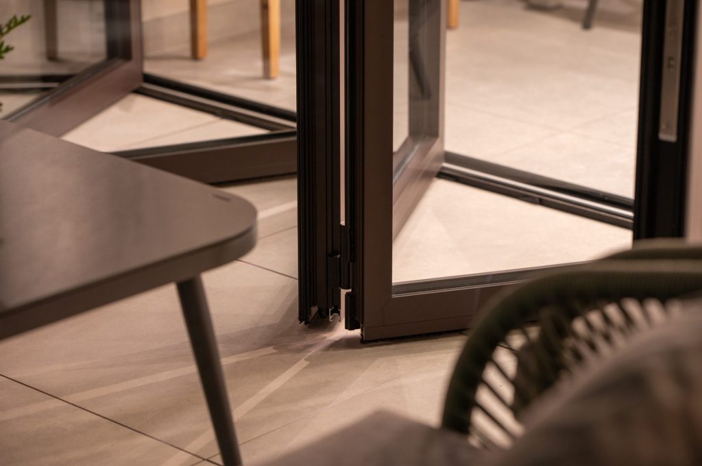 Vouwwand met HR++ isolatieglas