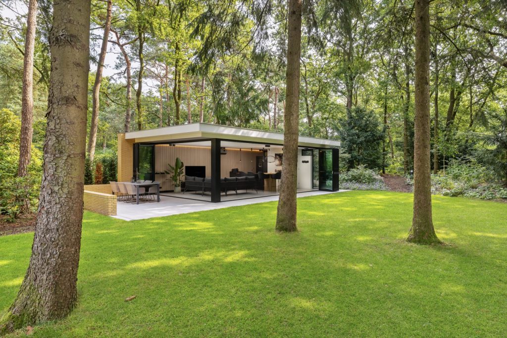 Luxe tuinkamer in Hilversum met vouwwanden