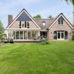 Openstaande vouwwand met directe doorgang naar het terras